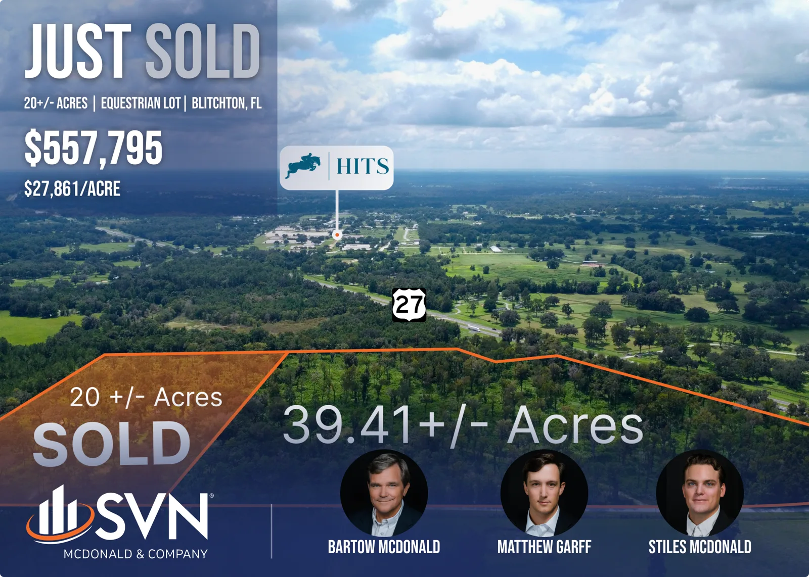 20 +/- Acres Equestrian Lot